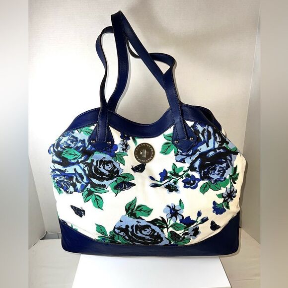 NWOT Isaac Mizrahi Large Tote/Hobo/Traveler - Picture 1 of 9